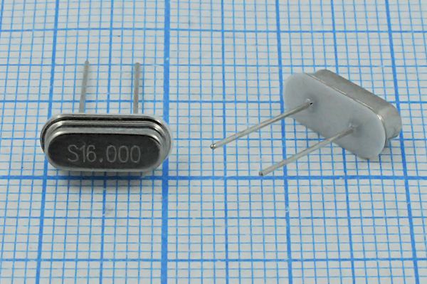 Кварцевый резонатор 16 МГц - 16000 HC49S3 32 30 50/-20~70C 49S[SDE] 1Г +IS