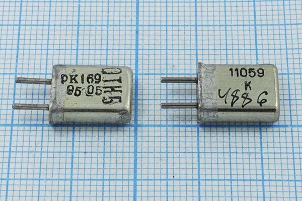 Кварцевый резонатор 11,059 МГц - 11059 HC25U РК169МА 1Г (11059к)