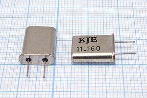 Кварцевый резонатор 11,16 МГц - 11160 HC49U 20 1Г 6мм (KJE 11.160) Кварцевый резонатор 11,16 МГц - 11160 HC49U 20 1Г 6мм (KJE 11.160)