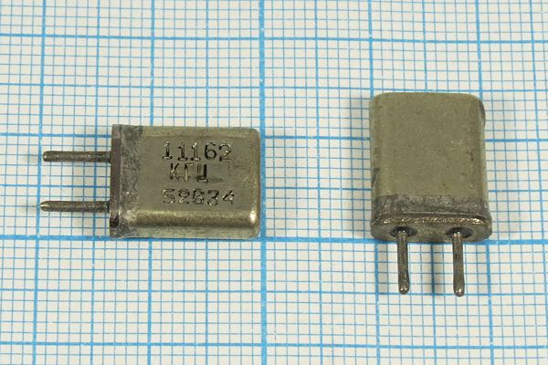 Кварцевый резонатор 11,162 МГц - 11162 HC50U РК169МА 1Г