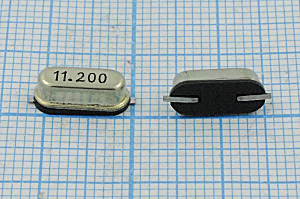 Кварцевый резонатор 11,2 МГц - 11200 SMD49S4 30 1Г