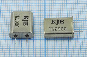 Кварцевый резонатор 11,29 МГц - 11290 HC49U S 1Г 4мм (KJE) Кварцевый резонатор 11,29 МГц - 11290 HC49U S 1Г 4мм (KJE)