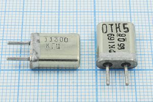 Кварцевый резонатор 11,3 МГц - 11300 HC25U РК169МА 1Г Кварцевый резонатор 11,3 МГц - 11300 HC25U РК169МА 1Г