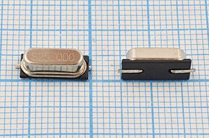 Кварцевый резонатор 25 МГц - 25000 SMD49S4 20 1Г (S25.000)