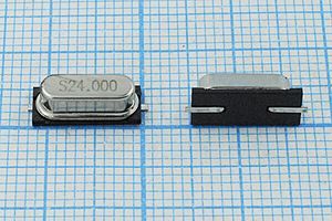 Кварцевый резонатор 24 МГц - 24000 SMD49S4 S 20 30/-20~70C 49S-SMD 1Г (S) Кварцевый резонатор 24 МГц - 24000 SMD49S4 S 20 30/-20~70C 49S-SMD 1Г (S)
