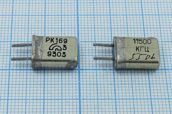 Кварцевый резонатор 11,5 МГц - 11500 HC25U РК169МА 1Г