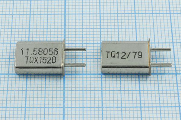 Кварцевый резонатор 11,58056 МГц - 11580,56 HC42U 32 ХСР 1Г (TQX1520)