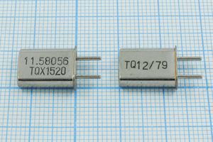Кварцевый резонатор 11,58056 МГц - 11580,56 HC42U 32 ХСР 1Г (TQX1520) Кварцевый резонатор 11,58056 МГц - 11580,56 HC42U 32 ХСР 1Г (TQX1520)