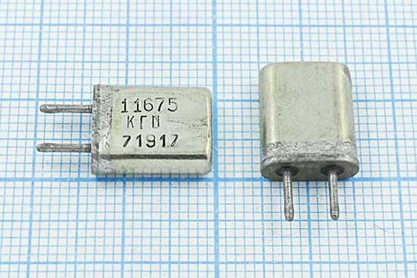 Кварцевый резонатор 11,675 МГц - 11675 HC25U МА 1Г