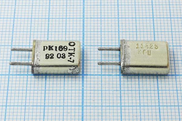 Кварцевый резонатор 11,825 МГц - 11825 HC25U РК169МА 1Г