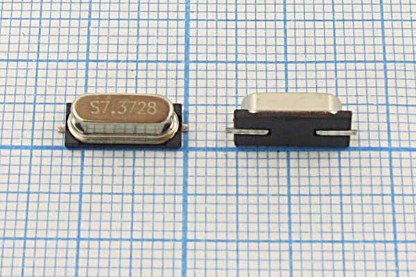 Кварцевый резонатор 7,3728 МГц - 7372,8 SMD49S4 20 30 30/-20~70C 49S-SMD 1Г