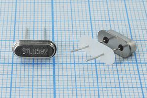 Кварцевый резонатор 11,0592 МГц - 11059,2 HC49S3 20 20 20/-20~70C 49S[SDE] 1Г +IS