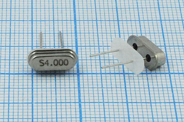 Кварцевый резонатор 4 МГц - 4000 HC49S3 30 20 30/-20~70C 49S[SDE] 1Г +IS