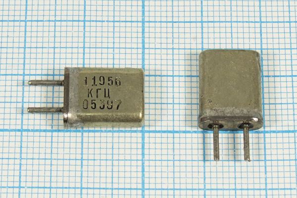 Кварцевый резонатор 11,956 МГц - 11956 HC25U МА 1Г