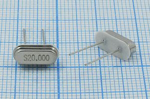 Кварцевый резонатор 20 МГц - 20000 HC49S3 32 30 30/-20~70C 49S[SDE] 1Г +IS