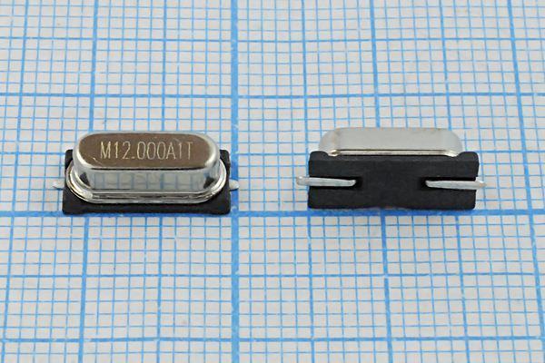Кварцевый резонатор 12 МГц - 12000 SMD49S4 16 1Г (M12.000A1T))