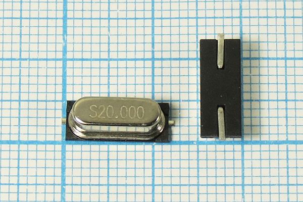 Кварцевый резонатор 20 МГц - 20000 SMD49S4 S 20 30/-20~70C 49S-SMD 1Г (S)