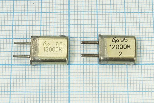 Кварцевый резонатор 12 МГц - 12000 HC25U МА 1Г