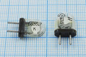 Кварцевый резонатор 6,6357 МГц - 6635,7 КА 5 10/-10~60C К1-4АМ 1Г Кварцевый резонатор 6,6357 МГц - 6635,7 КА 5 10/-10~60C К1-4АМ 1Г