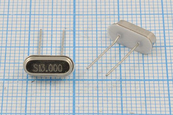 Кварцевый резонатор 13 МГц - 13000 HC49S3 S 30 30/-20~70C 49S[SDE] 1Г +IS