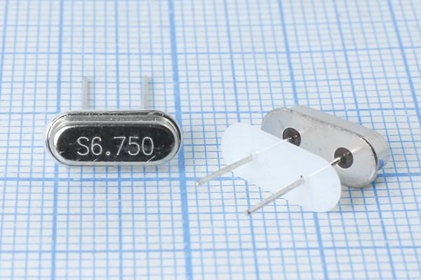 Кварцевый резонатор 6,75 МГц - 6750 HC49S3 20 20 20/-20~70C 49S[SDE] 1Г +IS