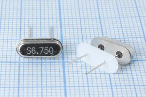 Кварцевый резонатор 6,75 МГц - 6750 HC49S3 20 20 20/-20~70C 49S[SDE] 1Г +IS