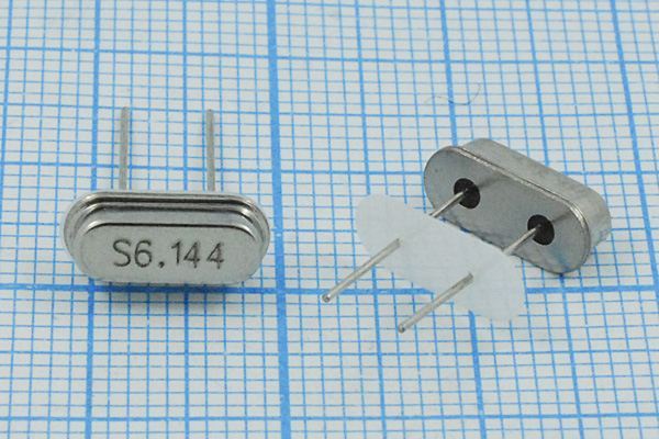 Кварцевый резонатор 6,144 МГц - 6144 HC49S3 20 20 20/-20~70C 49S[SDE] 1Г +IS