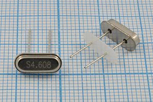 Кварцевый резонатор 4,608 МГц - 4608 HC49S2 S 30 30/-20~70C 49S3[SDE] 1Г +IS