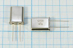 Кварцевый резонатор 12,139 МГц - 12139 HC49U S 15 30/-40~70C РПК01МД-6ВС 1Г