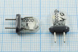 Кварцевый резонатор 12,2 МГц - 12200 КА 1Г