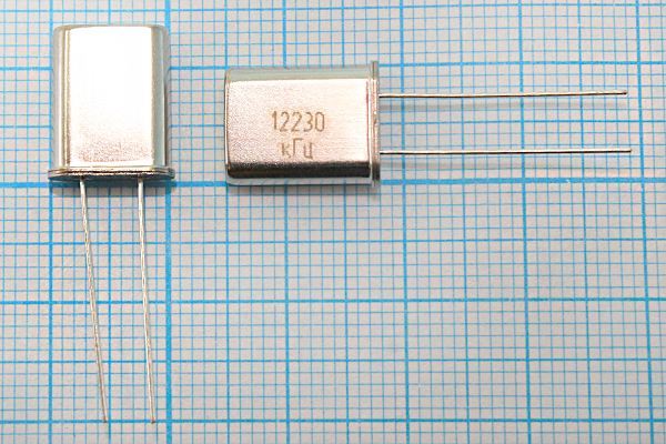 Кварцевый резонатор 12,23 МГц - 12230 HC49U РПК01МД 1Г