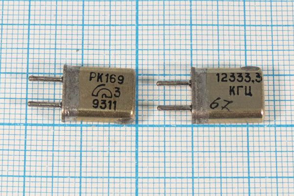 Кварцевый резонатор 12,3333 МГц - 12333,3 HC25U РК169МА 1Г