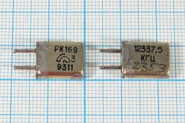 Кварцевый резонатор 12,3375 МГц - 12337,5 HC25U РК169МА 1Г