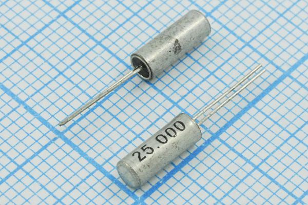 Кварцевый резонатор 25 МГц - 25000 03x08 20 50 3x8 1Г (25.000)