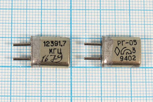 Кварцевый резонатор 12,3917 МГц - 12391,7 HC25U РГ05МА 1Г