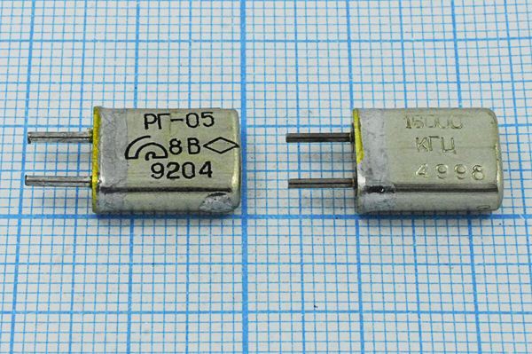 Кварцевый резонатор 16 МГц - 16000 HC25U 15 50/-60~85C РГ05МА-14ЕТ 1Г