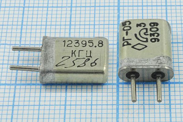 Кварцевый резонатор 12,3958 МГц - 12395,8 HC25U РГ05МА 1Г