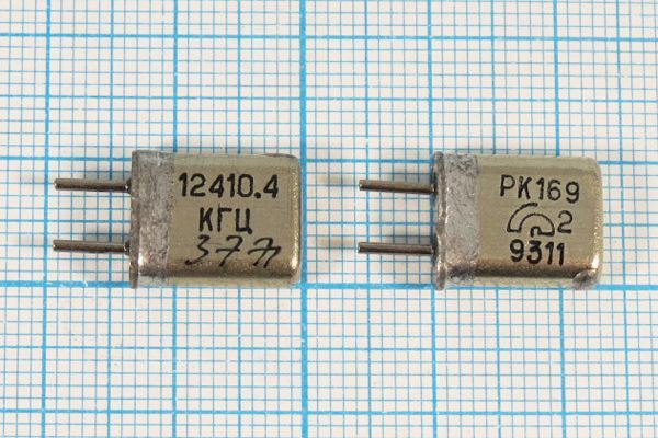 Кварцевый резонатор 12,4104 МГц - 12410,4 HC25U РК169МА 1Г
