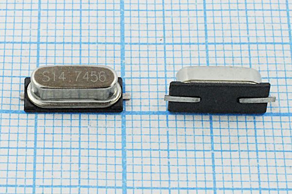 Кварцевый резонатор 14,7456 МГц - 14745,6 SMD49S4 20 20 30/-20~70C 1Г (S14,7456