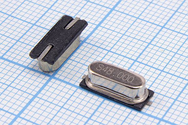 Кварцевый резонатор 48 МГц - 48000 SMD49S4 20 20 30/-20~70C 3Г (S48,000)