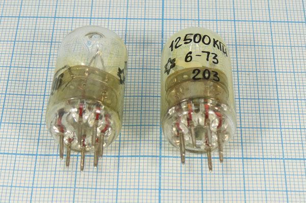 Кварцевый резонатор 12,5 МГц - 12500 СВ 1Г 19x41