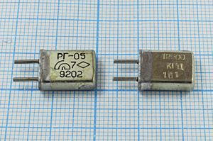 Кварцевый резонатор 12,5 МГц - 12500 HC25U РГ05МА 1Г (12500 КГЦ РГ-05)