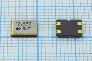 Кварцевый резонатор 12,58 МГц - 12580 SMD07050C4 20 SX7 1Г