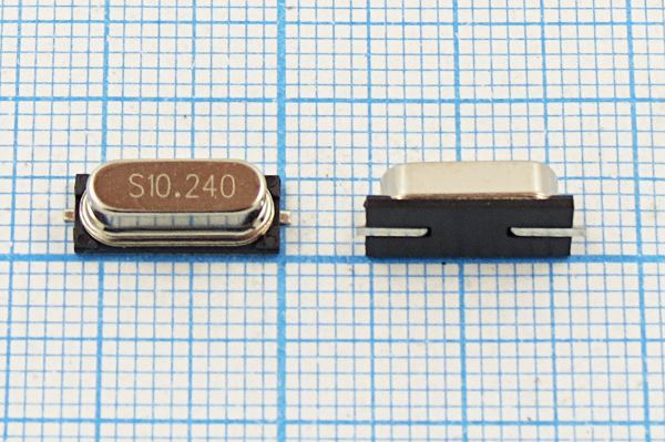 Кварцевый резонатор 10,24 МГц - 10240 SMD49S4 20 20 20/-20~70C 49S-SMD 1Г