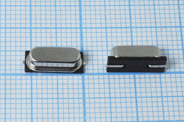 Кварцевый резонатор 20 МГц - 20000 SMD49S4 16 15 1Г (20.000r1)