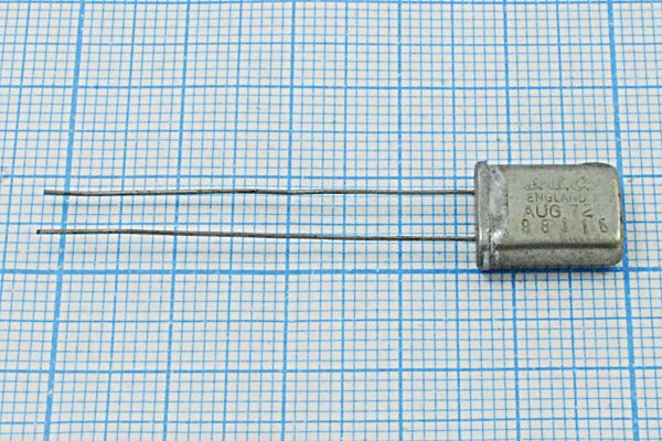 Кварцевый резонатор 12,74375 МГц - 12743,75 HC18U МД 1Г (12743.75 kHz)