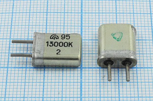 Кварцевый резонатор 13 МГц - 13000 HC50U МА 1Г