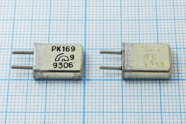Кварцевый резонатор 13,575 МГц - 13575 HC25U РК169МА 1Г (РК169 13575 КГЦ)