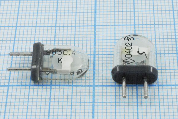 Кварцевый резонатор 9,8304 МГц - 9830,4 КА S 15 30/-60~85C КА-6ДС 1Г