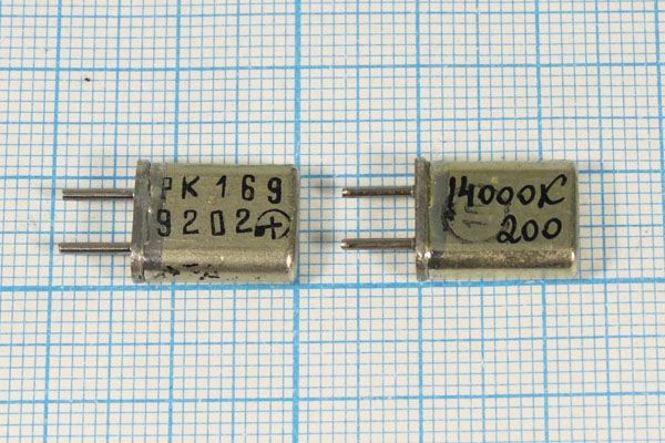 Кварцевый резонатор 14 МГц - 14000 HC25U РК169МА 1Г